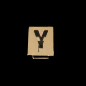 Letras Para Personalização de Calcinhas (ST833-ST837) - Y - lojaSeduzir.com.br Sex Shop e Lingerie Sensual em BH