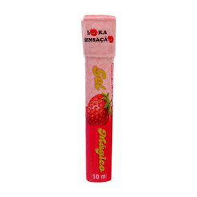 Gel Comestível Mágico Hot 10ml (ST914) - Morango - Loja Seduzir - Sex Shop e Lingerie Sensual em BH