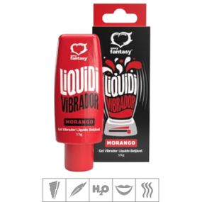 Excitante Unissex Liquidi Vibrador 15g (ST945) - Morango - lojaSeduzir.com.br Sex Shop e Lingerie Sensual em BH