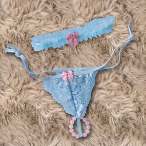 Calcinha Tailandesa Aromática Chiclete 50 Tons (TO0011) - Az... - lojaSeduzir.com.br Sex Shop e Lingerie Sensual em BH