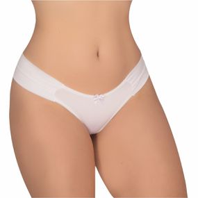 *Calcinha Lisa (WI1738) - Branco - Loja Seduzir - Sex Shop e Lingerie Sensual em BH