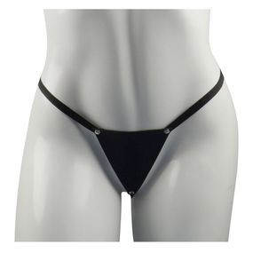 *Calcinha Triângulo Dominatrixxx (DX1407) - Preto - Loja Seduzir - Sex Shop e Lingerie Sensual em BH