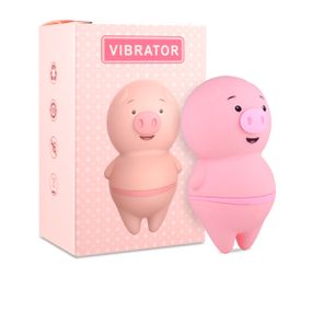 Estimulador Formato de Porco VP (ES013A) - Rosa - Loja Seduzir - Sex Shop e Lingerie Sensual em BH