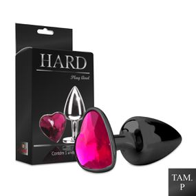 Plug de Meta P Pedra Formato de Coração Hard (CSA121-HA121) ... - Loja Seduzir - Sex Shop e Lingerie Sensual em BH