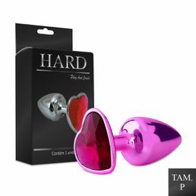 Plug de Meta P Pedra Formato de Coração Hard (CSA121-HA121) ... - Loja Seduzir - Sex Shop e Lingerie Sensual em BH