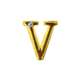 Letras Para Personalização Dourada (HA180D) - V - lojaSeduzir.com.br Sex Shop e Lingerie Sensual em BH