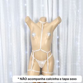 Cinta Liga Com Strapy (LG002) - Branco - Loja Seduzir - Sex Shop e Lingerie Sensual em BH