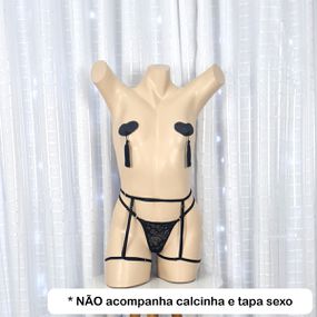 Cinta Linga Simples (LG003) - Preto - Loja Seduzir - Sex Shop e Lingerie Sensual em BH