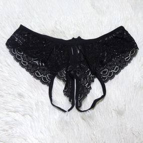 *Calcinha Erótica Exibida (MCA0713) - Preto - lojaSeduzir.com.br Sex Shop e Lingerie Sensual em BH