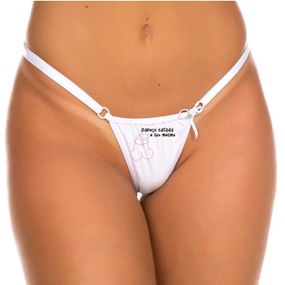 Calcinha Pintô Pareço Safada e Sou...(PS6181) - Branco - lojaSeduzir.com.br Sex Shop e Lingerie Sensual em BH