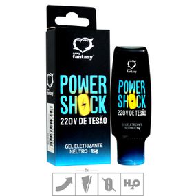 Excitante Unissex Power Shock 220V 15g (SF4419) - Neutro - lojaSeduzir.com.br Sex Shop e Lingerie Sensual em BH