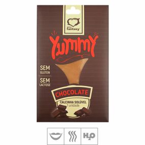 Calcinha Comestível Yummy SF (ST518) - Chocolate - Loja Seduzir - Sex Shop e Lingerie Sensual em BH