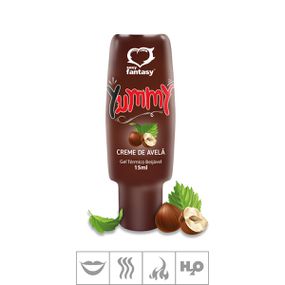 Gel Comestível Yummy Hot 15ml (ST592) - Creme de Avelã - Loja Seduzir - Sex Shop e Lingerie Sensual em BH