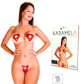 Tapa-Sexo Comestível Karamela Formato Coração (ST594) - Mo... - Loja Seduzir - Sex Shop e Lingerie Sensual em BH