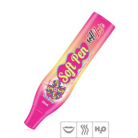 **Caneta Comestível Soft Pen 35ml (ST672) - Lollipop - Loja Seduzir - Sex Shop e Lingerie Sensual em BH