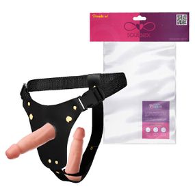 Cinta Dupla Invertida Com 2 Próteses (ST839-SSCTD0505) - Be... - Loja Seduzir - Sex Shop e Lingerie Sensual em BH