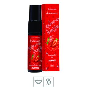 Aromatizante Bucal La Passion Quero Beijo 15ml (ST907) - Mo... - Loja Seduzir - Sex Shop e Lingerie Sensual em BH