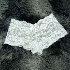 *Calcinha Calesson Tok de Seda (TRN0800) - Branco - Loja Seduzir - Sex Shop e Lingerie Sensual em BH