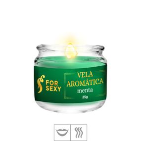 Vela Aromática Beijável For sexy 25g (ST849) - Menta - Loja Seduzir - Sex Shop e Lingerie Sensual em BH