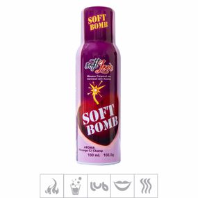 **Mousse Efervescente Soft Bomb 95ml (00436) - Morango c/ Ch... - Pura audácia - Sex Shop online discreta em BH