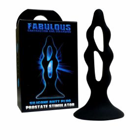 *Plug e Estimulador de Próstata Fabulous SI (1208) - Preto - Pura audácia - Sex Shop online discreta em BH