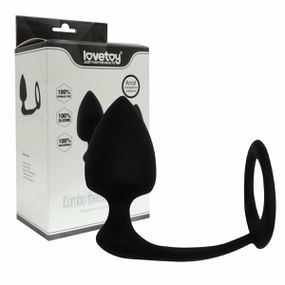 *Plug Formato Cone Com Anel e Estimulador de Próstata SI (13... - Pura audácia - Sex Shop online discreta em BH