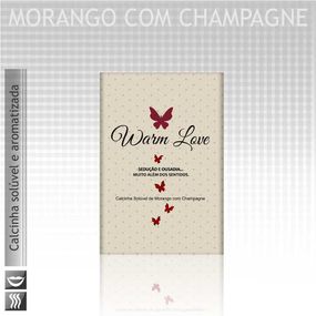 *Calcinha Comestível Warm Love (14870) - Morango c/ Champag... - Pura audácia - Sex Shop online discreta em BH