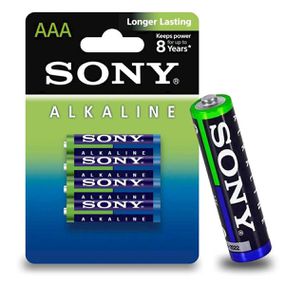 *Pilha Palito AAA Alcalina 4Un Sony (14968) - Padrão - Pura audácia Sex Shop discreta em BH