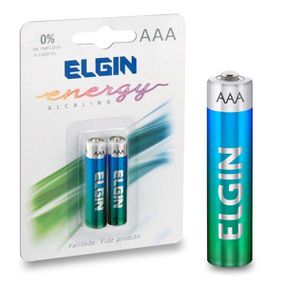 Pilha Palito AAA Alcalina 2un Elgin Energy (15364) - Padrão - Pura audácia - Sex Shop online discreta em BH