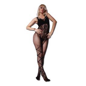 *Macacão Kingspearl VP (JT1038B-16484) - Preto - Pura audácia Sex Shop discreta em BH