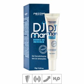 *Excitante Masculino DJ Man 15g (17126) - Padrão - Pura audácia - Sex Shop online discreta em BH