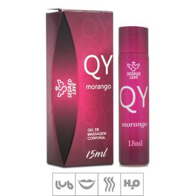 Lubrificante Beijável QY 15ml (17362) - Morango - Pura audácia - Sex Shop online discreta em BH