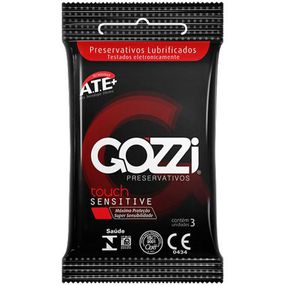 *-Preservativo Gozzi Touch Sensitive 3un Validade 02/22 (175... - Pura audácia Sex Shop discreta em BH