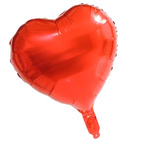 Balão do Amor Formato de Coração 1un (17648) - Vermelho - Pura audácia - Sex Shop online discreta em BH