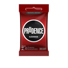 Preservativo Prudence Clássico 3un (17697) - Padrão - Pura audácia - Sex Shop online discreta em BH