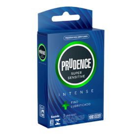 Preservativo Prudence Super Sensitive Intense 3un (17888) - ... - Pura audácia Sex Shop discreta em BH