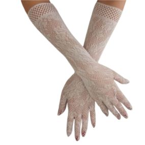 Luva Arrastão Trabalhada (ST985-17904) - Branco - Pura audácia Sex Shop discreta em BH