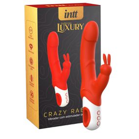 Vibrador Intt Ponto G Luxury Crazy Rabbit (17933) - Vermelho - Pura audácia Sex Shop discreta em BH