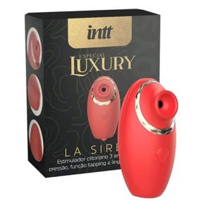 Vibrador Intt Luxury Com Pulsação La Sirena - (17935) - Verm... - Pura audácia Sex Shop discreta em BH