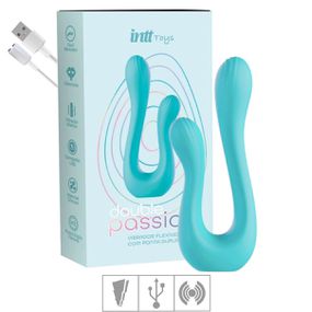 Vibrador Intt Double Passion (17944) - Verde Claro - Pura audácia Sex Shop discreta em BH