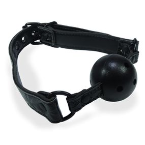 *Mordaça Bola Luxury Fetish SI (5253-ST207) - Preto - Pura audácia - Sex Shop online discreta em BH