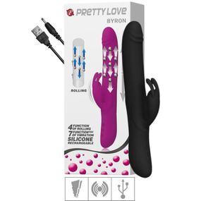 Vibrador Recarregável Pretty Love Byron SI - (5522) - Preto - Pura audácia Sex Shop discreta em BH