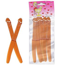 Facas em Formato de Pênis Com 6un SI (5740-ST940) - Bege - Pura audácia Sex Shop discreta em BH