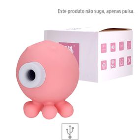 Vibrador Recarregável Octopi SI (5783) - Rosa - Pura audácia - Sex Shop online discreta em BH