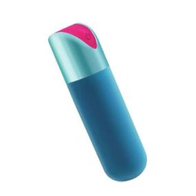 Cápsula Vibratória Bullet Recarregável Lino SI (7211) - Az... - Pura audácia - Sex Shop online discreta em BH