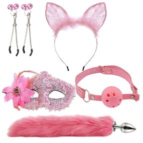 Kit Sado SI (7343 - ST834) - Rosa - Pura audácia Sex Shop discreta em BH
