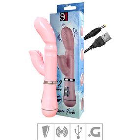 Vibrador Ponto G Recarregável SI (7582) - Rosa - Pura audácia - Sex Shop online discreta em BH