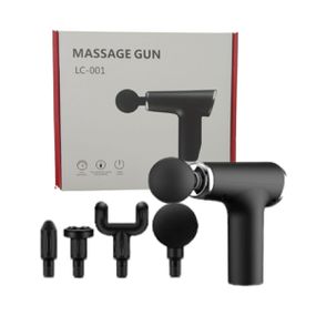 Massageador Recarregável Massage Gun (7930) - Preto - Pura audácia - Sex Shop online discreta em BH