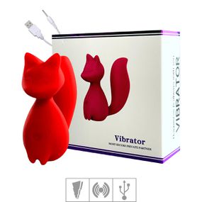 Vibrador Recarregável Formato Raposa SI (7954) - Vermelho - Pura audácia - Sex Shop online discreta em BH