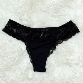 *Calcinha Bella (CF113) - Preto - Pura audácia - Sex Shop online discreta em BH